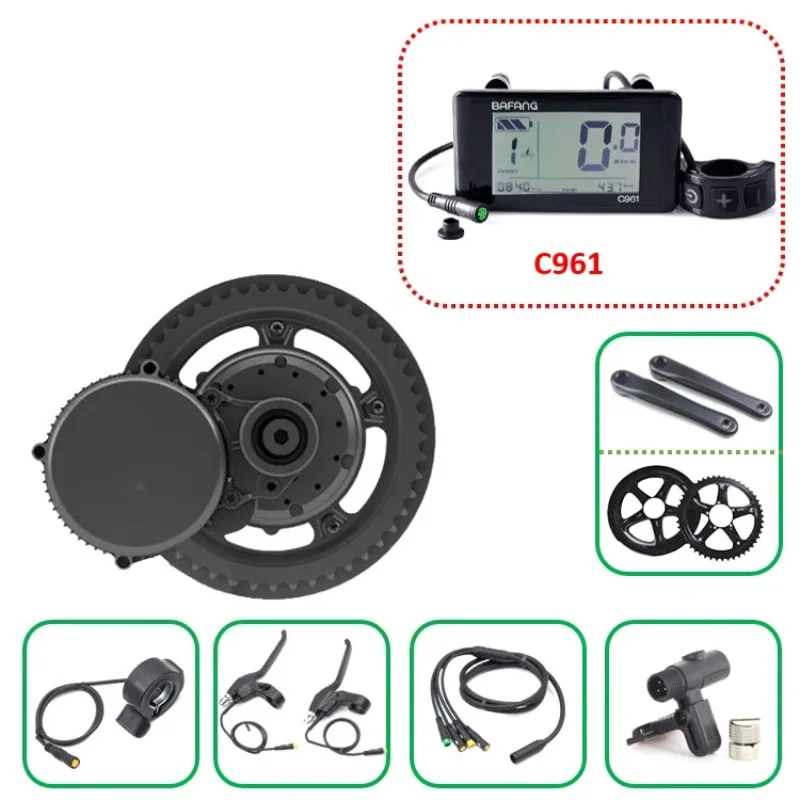 G340 Mid Drive Motor Kit C961  - Mid Drive Motor Kit 52V 1000W recension och pris