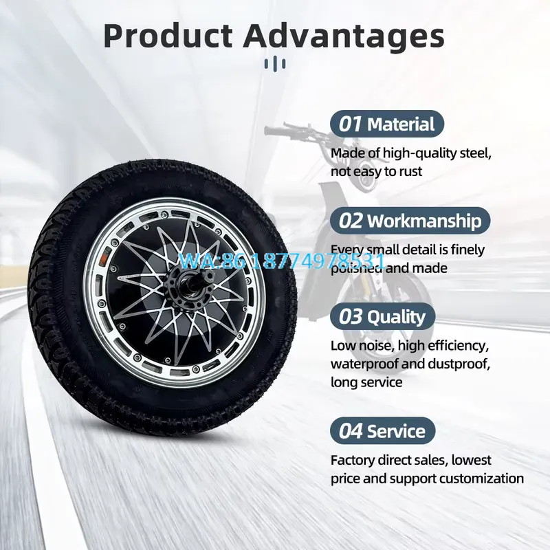 Wmwmnu for 12 Inch Bldc Hub Mo - 72V 5000W Hub Motor Kit recension och pris