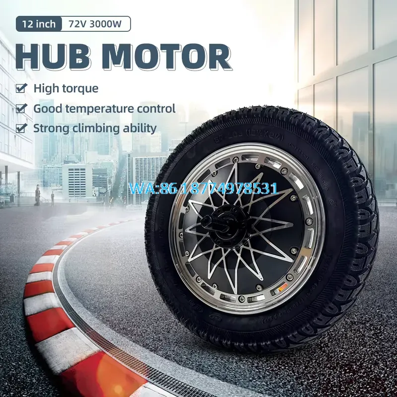 Wmwmnu for 12 Inch Bldc Hub Mo - 72V 5000W Hub Motor Kit recension och pris